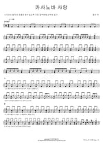 Casanova Love (카사노바 사랑) Charlie Park (찰리 박) Full Drum Transcription / Drum Sheet Music COPYDRUM