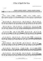 I Put a Spell on You Creedence Clearwater Revival (CCR) Full Drum Transcription / Drum Sheet Music COPYDRUM