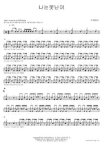 I'm a Fool (나는 못난이) Dick Family (딕 훼밀리) Full Drum Transcription / Drum Sheet Music COPYDRUM