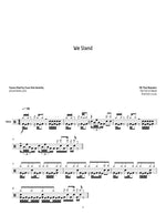 We Stand All That Remains Full Drum Transcription / Drum Sheet Music Jaslow Drum Sheets