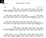 Quiero Dormir Cansado (feat. Mon Laferte) Los Bunkers Full Drum Transcription / Drum Sheet Music Drum Sheet MX