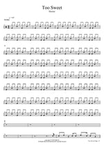 Too Sweet Hozier Full Drum Transcription / Drum Sheet Music COPYDRUM