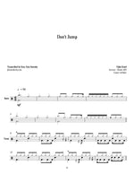Don't Jump Tokio Hotel Full Drum Transcription / Drum Sheet Music Jaslow Drum Sheets