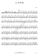 What Should I Do (나 어떡해) Ye Byungseop (여병섭) Full Drum Transcription / Drum Sheet Music COPYDRUM