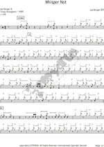 Whisper Not Lee Morgan Full Drum Transcription / Drum Sheet Music COPYDRUM