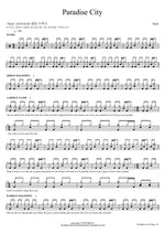 Paradise City Slash Full Drum Transcription / Drum Sheet Music COPYDRUM