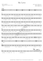 My Love (My Love) Eddy Kim (에디킴(김정환)) Full Drum Transcription / Drum Sheet Music COPYDRUM