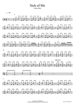 Sick of Me Green Day Full Drum Transcription / Drum Sheet Music COPYDRUM