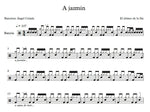 A Jazmín El Último De La Fila Full Drum Transcription / Drum Sheet Music Franki Bio