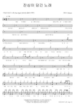 A Song with True Feelings (진심이 담긴 노래) Kassy (케이시) Full Drum Transcription / Drum Sheet Music COPYDRUM
