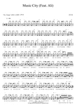 Music City P Type (피타입) Full Drum Transcription / Drum Sheet Music COPYDRUM