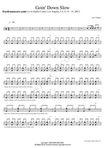 Goin' Down Slow (Live in Los Angeles 2001) Eric Clapton Full Drum Transcription / Drum Sheet Music COPYDRUM
