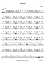 Shivers Ed Sheeran Full Drum Transcription / Drum Sheet Music COPYDRUM