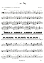 Lover Boy (Live on EBS) Phum Viphurit (ภูมิ) Full Drum Transcription / Drum Sheet Music COPYDRUM