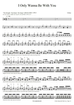 I Only Wanna Be with You Volbeat Full Drum Transcription / Drum Sheet Music COPYDRUM