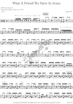 What a Friend We Have in Jesus (What A Friend We Have In Jesus) Song Young Joo (송영주) Full Drum Transcription / Drum Sheet Music COPYDRUM