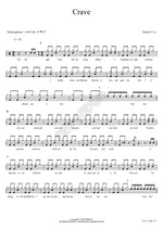 Crave Nuno Full Drum Transcription / Drum Sheet Music COPYDRUM