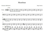Heartbeat King Crimson Full Drum Transcription / Drum Sheet Music Franki Bio