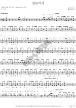 Fire Play (불놀이야) Active Volcano (활화산) Full Drum Transcription / Drum Sheet Music COPYDRUM