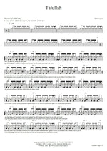 Talullah Jamiroquai Full Drum Transcription / Drum Sheet Music COPYDRUM