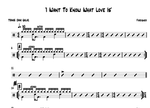 I Want to Know What Love Is Foreigner Simplified Drum Transcription / Drum Sheet Music Daniel Galaz