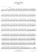 At Your Feet The Script Full Drum Transcription / Drum Sheet Music COPYDRUM