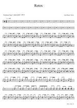 Retox Nerve Full Drum Transcription / Drum Sheet Music COPYDRUM