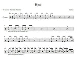 Heal Sylvan Full Drum Transcription / Drum Sheet Music Franki Bio