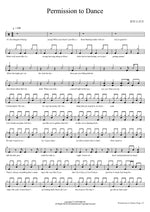 Permission to Dance BTS (Bangtan Sonyeondan) (방탄소년단) Full Drum Transcription / Drum Sheet Music COPYDRUM