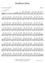 Roadhouse Blues Albert King Full Drum Transcription / Drum Sheet Music COPYDRUM