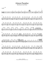 Almost Paradise Mike Reno & Ann Wilson Full Drum Transcription / Drum Sheet Music COPYDRUM