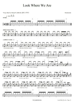 Look Where We Are Hoobastank Full Drum Transcription / Drum Sheet Music COPYDRUM