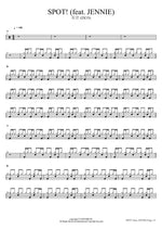 SPOT! (feat. JENNIE) (SPOT! (feat. JENNIE)) ZICO (지코) Full Drum Transcription / Drum Sheet Music COPYDRUM