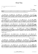 Over You Chris Daughtry Full Drum Transcription / Drum Sheet Music COPYDRUM