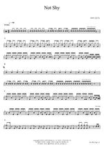 Not Shy (Not Shy) ITZY (있지) Full Drum Transcription / Drum Sheet Music COPYDRUM