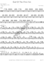 End of the First Set Trio Töykeät Full Drum Transcription / Drum Sheet Music COPYDRUM