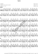 Forever (영영) Kim Young Ran (김영란) Full Drum Transcription / Drum Sheet Music COPYDRUM
