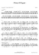 Prince of Egypt (프린스 오브 이집트) Jeremi (예레미) Full Drum Transcription / Drum Sheet Music COPYDRUM
