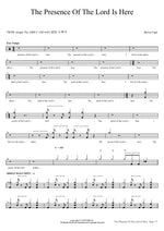 The Presence of the Lord Is Here (Live) Byron Cage Full Drum Transcription / Drum Sheet Music COPYDRUM