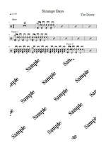 Strange Days The Doors Full Drum Transcription / Drum Sheet Music KiwiDrums