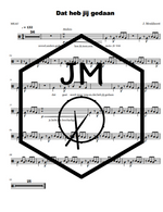 Dat Heb Jij Gedaan Meau Full Drum Transcription / Drum Sheet Music JM Sheet Music