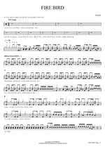 FIRE BIRD Roselia Full Drum Transcription / Drum Sheet Music COPYDRUM