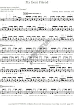 My Best Friend (Live) Hillsong Worship Full Drum Transcription / Drum Sheet Music COPYDRUM