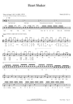 Heart Shaker TWICE (트와이스) Full Drum Transcription / Drum Sheet Music COPYDRUM