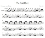 The Rock Show Blink 182 Full Drum Transcription / Drum Sheet Music Franki Bio
