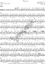 Turn Travis Full Drum Transcription / Drum Sheet Music COPYDRUM
