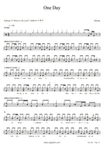 One Day (Live) Hillsong Worship Full Drum Transcription / Drum Sheet Music COPYDRUM
