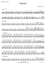 Monster (Monster) N.Flying (엔플라잉) Full Drum Transcription / Drum Sheet Music COPYDRUM