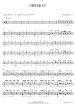 CHEER UP TWICE (트와이스) Full Drum Transcription / Drum Sheet Music COPYDRUM