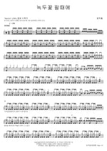 When the Green Peas Bloom (녹두꽃 필때에) Black Hole (블랙홀) Full Drum Transcription / Drum Sheet Music COPYDRUM